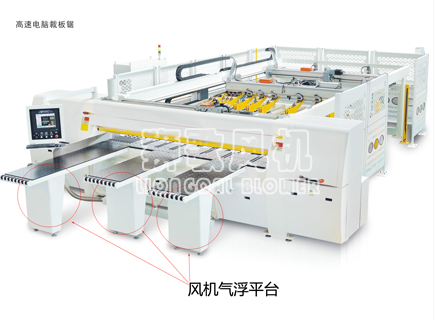 高速电脑锯扳机风机气浮平台