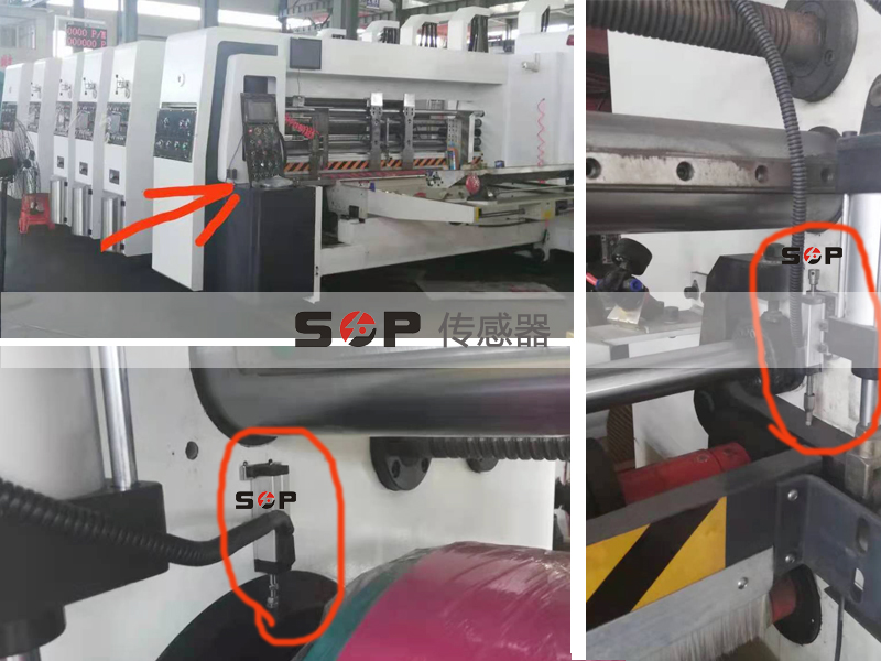 KTR-25mm微型外置弹簧自恢复位移传感器在大型印刷